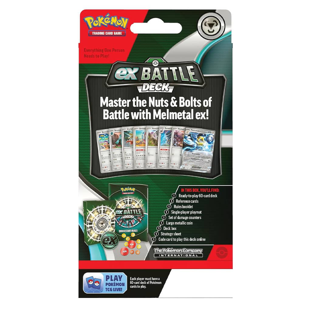 POKEMON TCG BATTLE DECK MEL METAL 85591 - Vista 2