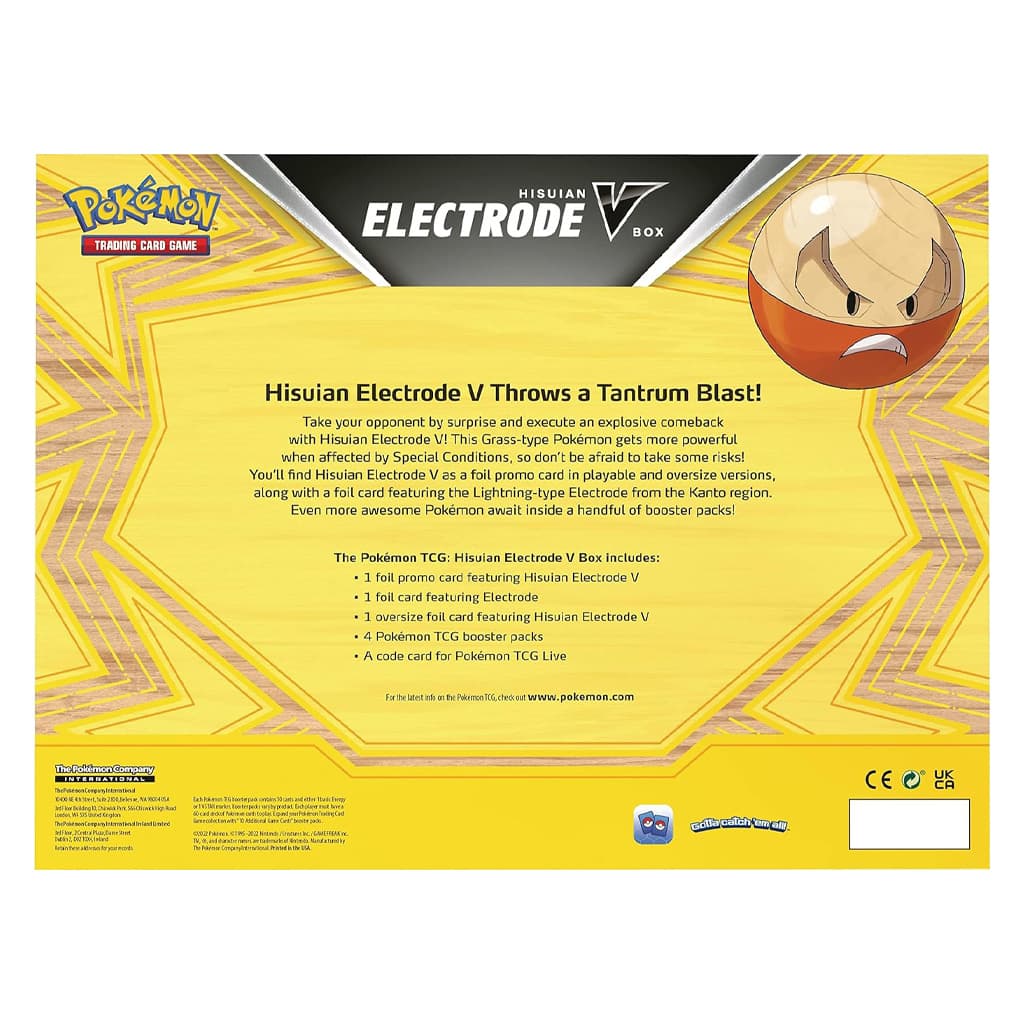 POKEMON TCG HISUIAN ELECTRODE V BOX 1216 - Vista 4