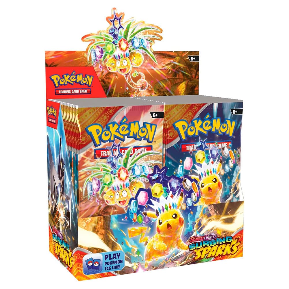 POKEMON TCG SCARLET & VIOLET SURGING SPARKS DISPLAY 36PCS 4 - Vista 1