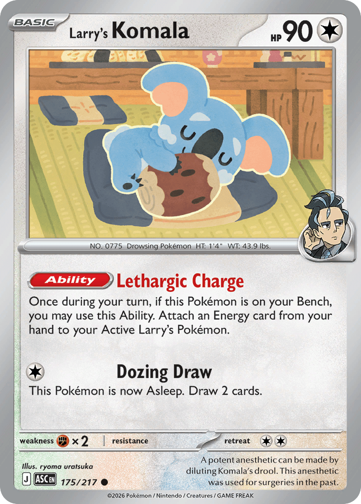 Larry's Komala - 175/295 - Ascended Heroes - Holofoil Cosmo