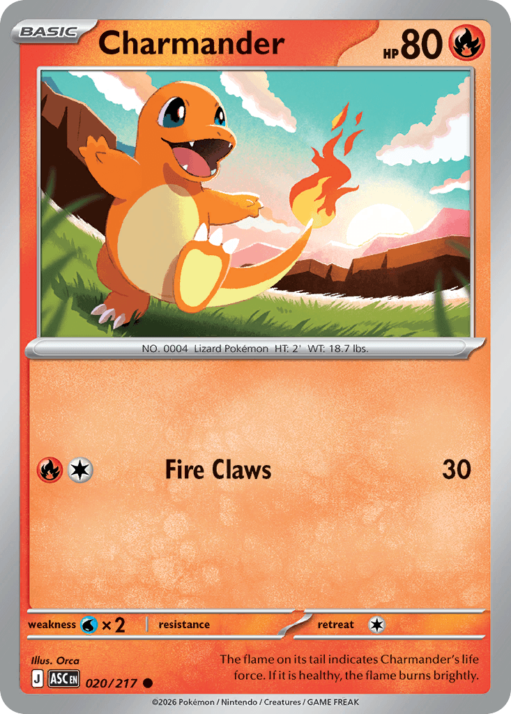 Charmander - 020/295 - Ascended Heroes - Normal