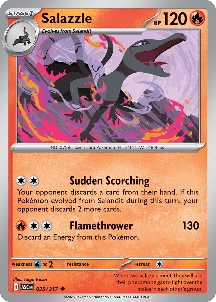Salazzle - 035/295 - Ascended Heroes - Normal