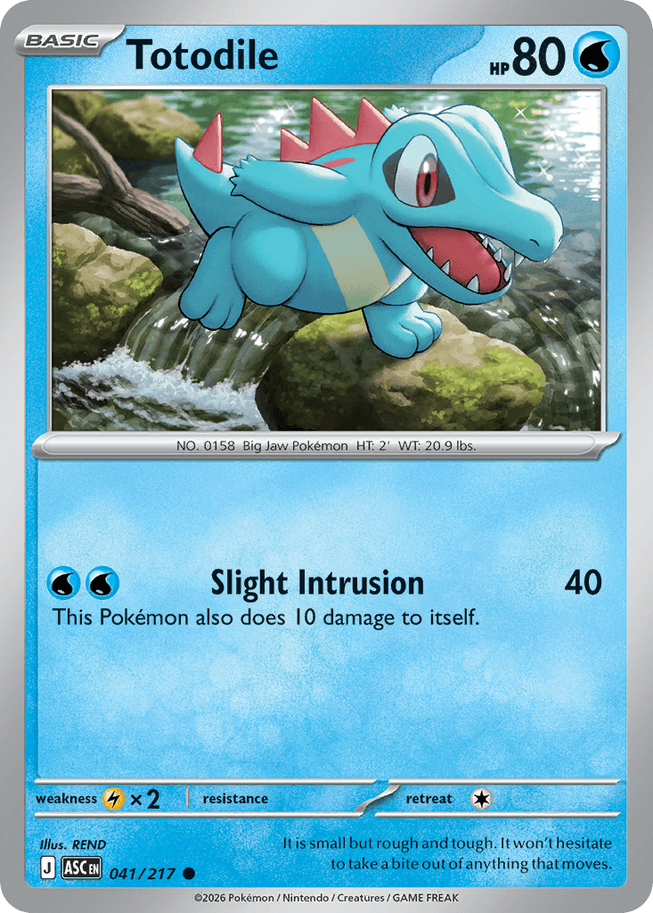 Totodile - 041/295 - Ascended Heroes - Normal