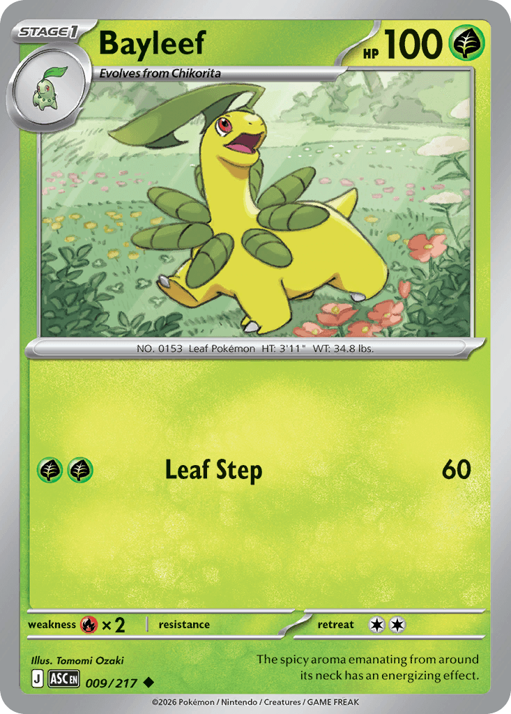 Bayleef - 009/295 - Ascended Heroes - Normal